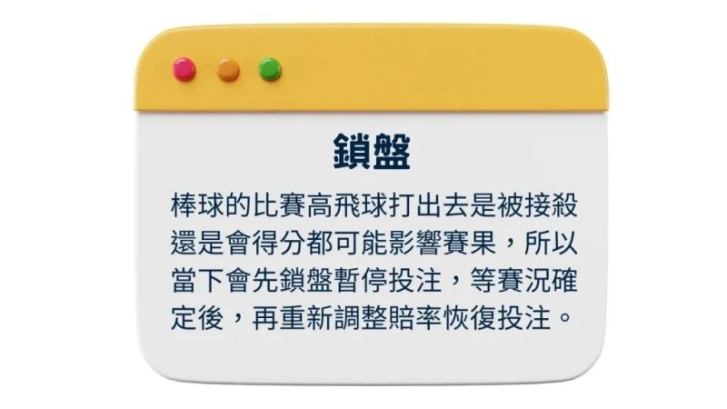 5個場中投注小知識,足球滾球盤口,運彩場中投注你要知道! 1 場中投注5個知識-鎖盤